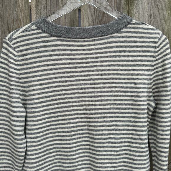 Anthropologie Sweater Stripes Viscose Blend XS Classic Versatile Classic - Picture 5 of 10
